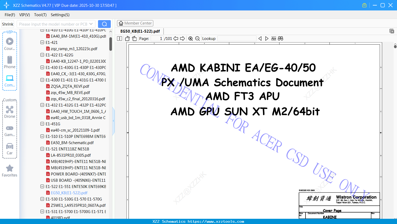 Laptop ACER EG50_KB(E1-522)